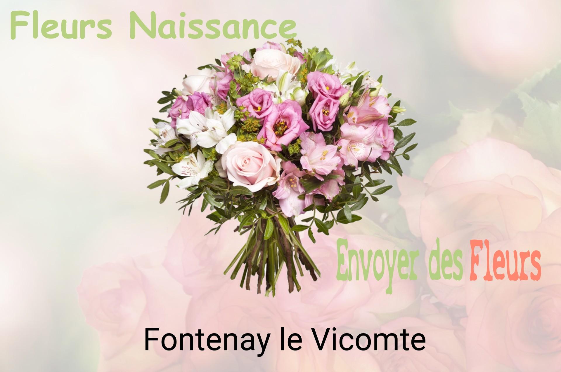 Bouquet de fleurs de naissance livré à Fontenay-le-Vicomte